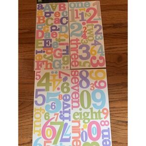 Making Memories All About Alphas Sherbet Cardstock Stickers 108pc 27263